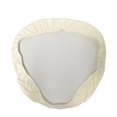 thumbnail image 2 of LA Linen Pack-4 Spandex Chiavari Chair Cushion Cover,Ivory, 2 of 2