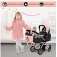 thumbnail image 6 of Dolls To Play Convertible Baby Doll Pram Stroller, 6 of 7
