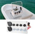 thumbnail image 3 of Marine Boat Switch Panel,  Socket 4 Gang Switch Panel USB Charging Port Waterproof with Circuit Breakers for Car RV Yacht, 3 of 7