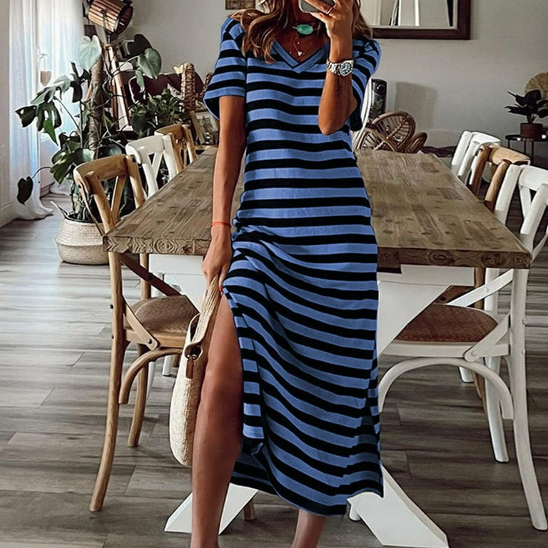 Striped on sale handkerchief dress