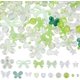 thumbnail image 1 of Kit de pulsera de cuentas acrílicas verdes surtidas (300 piezas, 16 estilos diferentes): cuentas pequeñas, redondas, transparentes, con forma de corazones, flores, estrellas y lazos., 1 of 5