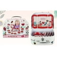 thumbnail image 1 of HAOANTea Party Set  Children Pretend Play Toy Children‘s Home Simulation Tea Set  Tin Teapot  Tea Cup  Toy  Portable Gift Box Set B, 1 of 3