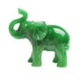 thumbnail image 1 of Estatua decorativa Acxico Jade Green Feng Shui Elephant, 1 of 7