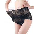 thumbnail image 4 of Womens Underwear Plus Size, Xunlbb Women's Fashion Sexy Transparent Low Waist Pants Panties Thong Lace, 4 of 6