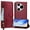 YB04, variant on Zipper Wallet Phone Case for Huawei P90 Pro-7 Card Slots RFID Blocking Flip Cover with Wrist Strap, Kickstand & Strong Magnetic Closure.S01