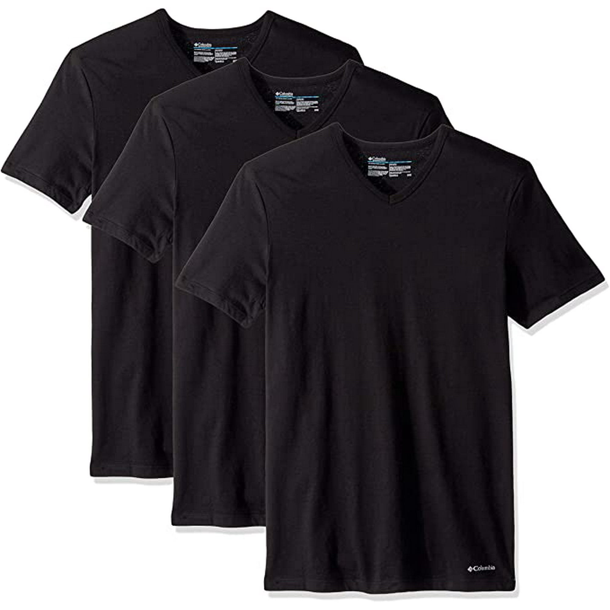 Columbia V-Neck Cotton T-Shirts -