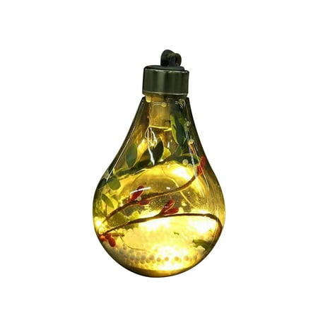 

Christmas LED Transparent Christmas Ball Christmas Tree Pendant Glowing