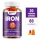 thumbnail image 5 of Gomitas de hierro: favorecen los niveles de energía de los glóbulos rojos, promueven la circulación sanguínea y mejoran la inmunidad - 60 gomitas, 5 of 5