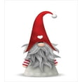 thumbnail image 3 of Ambesonne Gnome Duvet Cover Set, Finnish Creature Folklore, Twin, Ruby Pale Grey, 3 of 3