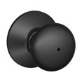 thumbnail image 2 of Schlage F-Series Plymouth Matte Black Privacy Knob Right or Left Handed, 2 of 8