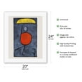 thumbnail image 2 of With an Umbrella - From an Original Color Abstract Art Painting by Paul Klee c.1939 - Fine Art Rolled Canvas Print 16in x 20in, 2 of 4
