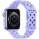 thumbnail image 5 of 4 Pack Lace Leather Strap Compatible with Apple Watch 38/40/41mm Women Men, iWatch Bands Slim Thin Hollow-Out with Classic Clasp for iWatch Series SE/, 5 of 5