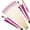 2 fuchsia + 1 white, variant on limaity 12pcs Wooden Arrows 32" with 5" Natural Feather Traditional Bow Lognbow Practice