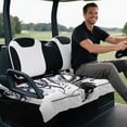 thumbnail image 5 of chaqlin Blue Octopus Tentacle Print Golf Cart Seat Easy to Clean, with Storage Pockets Golf Seat Covers Fit for Club Car, 5 of 8