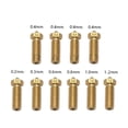 thumbnail image 4 of 20 Pcs Brass Nozzles 0.2-1.2mm Optional for 3D Printer 1.75mm Filament, 4 of 6