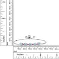 thumbnail image 5 of Gem Stone King 3.70 Ct Round Sky Blue Topaz Pink Created Sapphire 925 Sterling Silver Bracelet for Women, 5 of 5