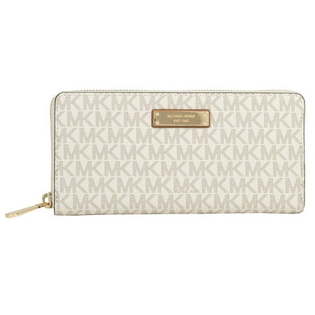 Fabric Continental Wallet - Michael Kors Jet Set Continental Wallet - Vanilla - 32S72JSZ3B-150