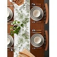 thumbnail image 3 of Sage Green Watercolor Flowers Table Runner Wedding Party Dining Table Runner Placemat Home Kitchen Table Decor, 3 of 5