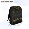 thumbnail image 4 of Balery Happy New Year Mochila - Mochila Estilosa y Duradera para Laptop de 15 Pulgadas con Tela Oxford Impermeable, 4 of 8