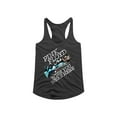 thumbnail image 1 of Pink Floyd Wywh In Space Dark Gray Heather Ladies Racerback Tank Top Tee, 1 of 2