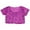 Dark Purple, variant on Tops for Teens Girls Glitter Sequin Crop Top Short Sleeve Shirt for Stage Performance Singing Dancing and Show Elastic Tee Girls Tops 3-8 Years One Size