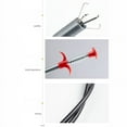 thumbnail image 4 of Recogedor de fregadero flexible con 4 garras, herramienta para dragar desagües y eliminar obstrucciones, ideal para el hogar, la cocina, el inodoro, 3 metros/9,84 pies, 4 of 10