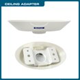 thumbnail image 2 of QualGear Projecteur Montage Kit Accessoire Monogramme Adaptateur de Plafond, 3 "1,5", Blanc, 2 of 9