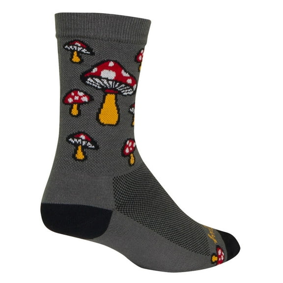 Sockguy Ask Alice Socks, 9-13, Grey