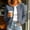 Dark Gray, variant on Dolkfu Crew Neck Fall Winter Tops for Women Wool-Like Fabric Green Long Sleeve Cardigan Cardigan Sweaters Solid Relaxed Fit Refined Tops Army Green,L