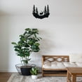 thumbnail image 5 of ​Sdcart Woodland Deer Silhouette Iron Wall Art - Forest Scene Metal Sculpture Gallery Flat Rustic Lodge Decor Nature Theme Buck Wildlife Artwork With Trees And Foliage Matte Black Finish​, 5 of 6