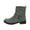 Gray, variant on Work Boots for Men TKYCMSUAKI Women's Wide Width Ankle Boots Low Heel Side Zipper Slouchy Mid Calf Boots Short Booties.