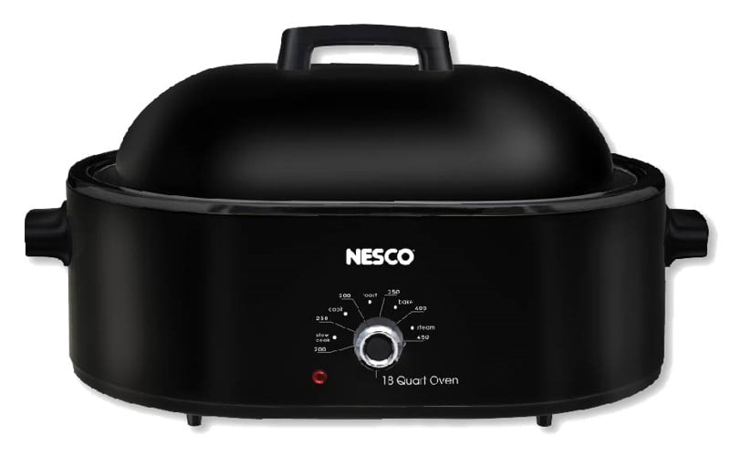 NESCO® MWR1813 Roaster with Porcelain Cookwell, 18 Quart
