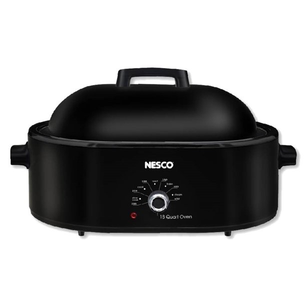 NESCO 18 QT Roaster with Porcelain Cookwell