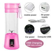 Portable Personal Blender Mini Blender Household Mixer Fruit Juicer ,Smoothie Blender For Shakes And Smoothies,Travel Personal Blender With USB Rechargeable Batteries,6 Blades-380ml