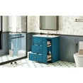 thumbnail image 4 of 30'' Bathroom Vanity with Ceramic Sink Combo, Free Standing Single Vanity Set with Four Drawers, Modern Bathroom Storage Cabinet , Ideal for Home, 4 of 21