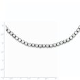 thumbnail image 3 of 925 Sterling Silver Fancy Necklace with Pendants Chain 17in Mulitple CZ 17 inch, 3 of 5