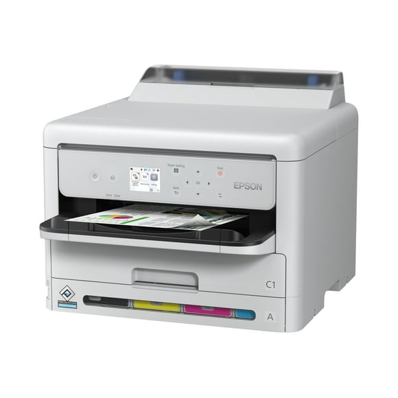 Epson WorkForce Pro WF-C5390 - Printer - color - Duplex - ink-jet - A4/Legal - 4800 x 1200 dpi - up to 25 ppm (mono) / up to 25 ppm (color) - capacity: 330 sheets - USB, Gigabit LAN, Wi-Fi(ac)