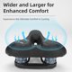 thumbnail image 2 of Asiento de bicicleta ROCKBROS Comfort con gel de silicona para luces traseras, 2 of 6