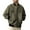 Khaki, variant on successthop Winter Jacket for Men Workwear Long Sleeve No Hooded Coat with Pockets Zipper Solid Fall Comfortable Outwear