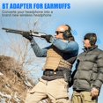 thumbnail image 3 of Adapter Design For Howard Leight For Shooting Earmuffs Convert Wire Headphone To Wireless One For Hunting, 3 of 5