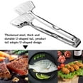 thumbnail image 2 of Inteprter BBQ Acero inoxidable Alimento Clip Filete Pan Abrazadera Cocina Freír Cocinar Filtro Cocina y Comedor 2 # Inteprter HA004085-02, 2 of 6