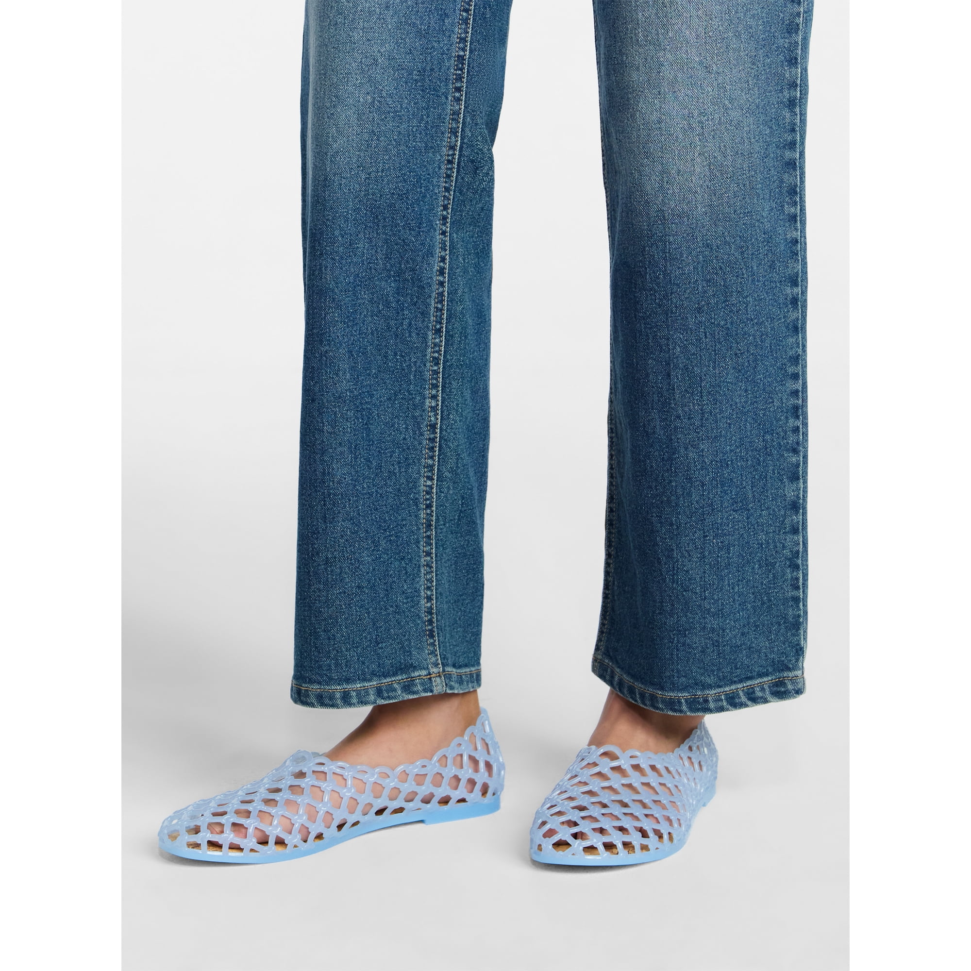 No Boundaries Caged Jelly Sandals for Women
