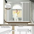 thumbnail image 4 of Baby Safety Gate, 36" Tall, 29.5-43.3" for Stairs and Doorway,Pet Gate for Ages 6 to 36 Months,White, 4 of 10
