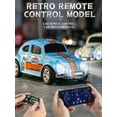 thumbnail image 4 of 1: 64 mini Beetle remote control car: 2.4GHz dual control, alloy body, three speed regulation, adjustable steering, 4 of 6