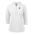 thumbnail image 2 of Women's Cutter & Buck White Florida Gators Vault Virtue Eco Pique Recycled Half-Zip Pullover Hoodie, 2 of 3
