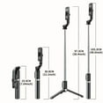 thumbnail image 2 of HPQ 40-Inch Mobile Phone Selfie Stick Tripod, A Stable Floor Stand Specially Designed For Live Streaming, With A Wireless Remote Control That Can Rotate 360°, Suitable For Smart Phones., 2 of 12