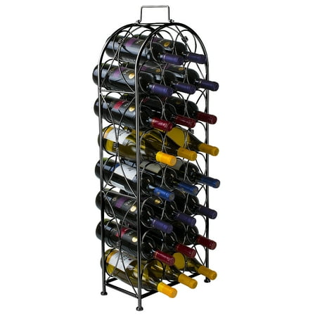 Sorbus Bordeaux Chateau Wine Rack, Holds 23 Bottles of Your Favorite Wine, Elegant Looking French Style Wine Rack to Compliment Any Space, Minimal Assembly Required
