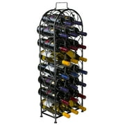 Sorbus Bordeaux Chateau Wine Rack, Holds 23 Bottles of Your Favorite Wine, Elegant Looking French Style Wine Rack to Compliment Any Space, Minimal Assembly Required