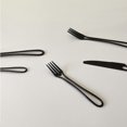 thumbnail image 4 of Techinal Spoon Fork Knife Stainless Steel Cutlery Reusable Flatware Set Polished with Round Edge Kitchen Utensil Tableware Set, 4 of 17