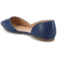 thumbnail image 3 of Journee Womens Cortni Slip On Pointed Toe D'Orsay Flats, Widths Available, 3 of 9